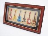 Miniatuur instrumenten in lijst afgeprijsd vanaf € 10,00, Muziek en Instrumenten, Instrumenten | Toebehoren, Nieuw, Elektrische gitaar