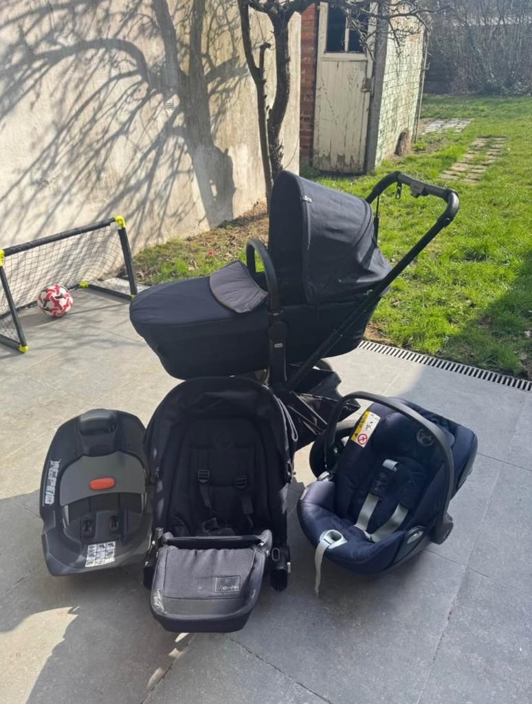 Cybex Platinum kinderwagen, Gebruikt, Verstelbare duwstang, Ophalen, Kinderwagen