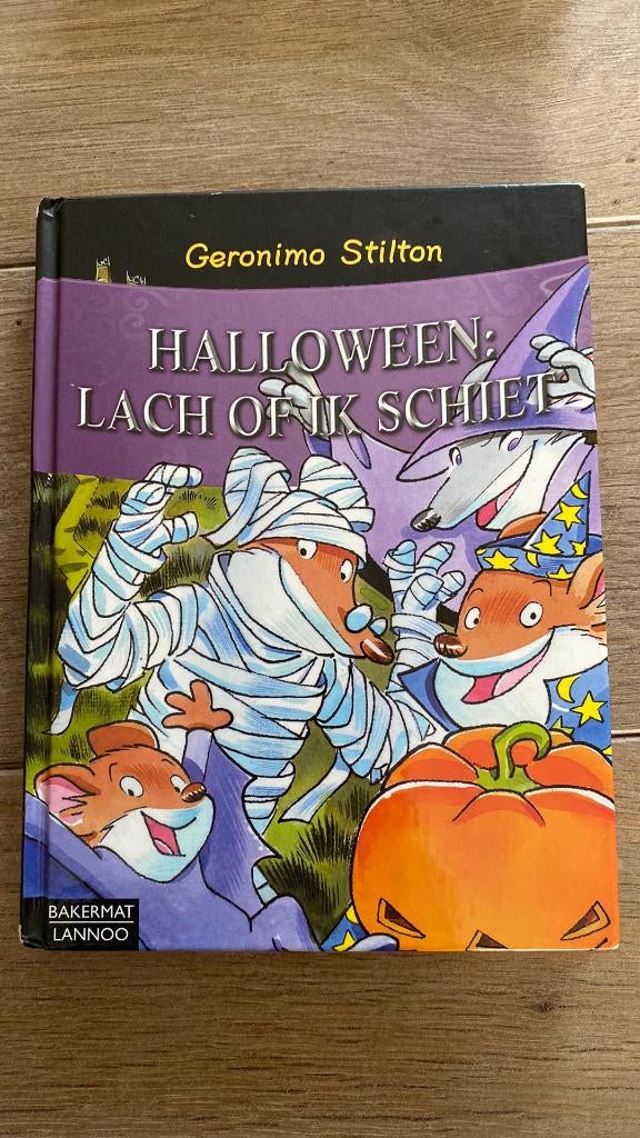 Boek geronimo stilton “ halloween lach of ik schiet “, Ophalen of Verzenden