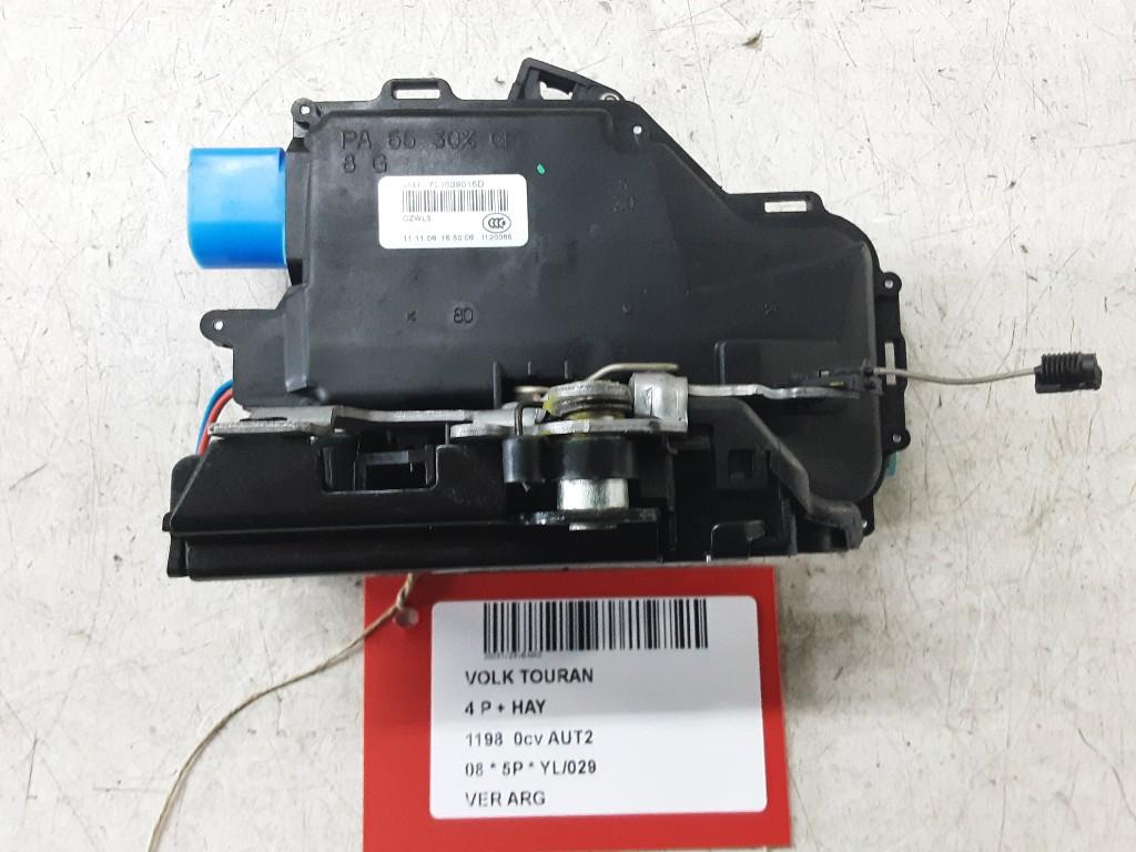 SERRURE DE PORTE ARRIÈRE GAUCHE Touran (1T1 / T2), Arrière, Volkswagen, Mevr. I. Hauben, Utilisé