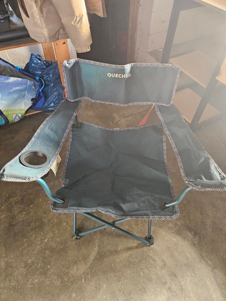 Chaise de camping en bon état, Caravanes & Camping, Meubles de camping, Enlèvement