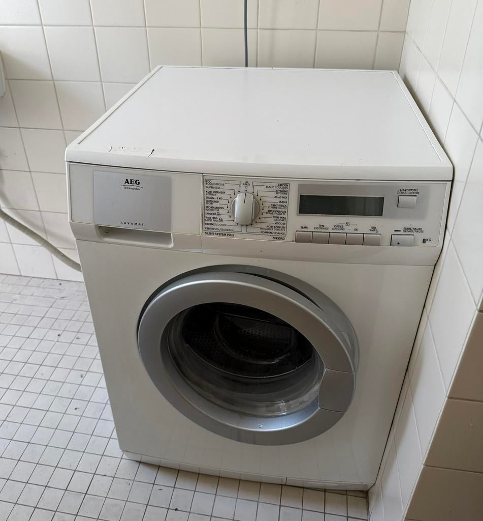 AEG wasmachine, Ophalen, Gebruikt, Minder dan 85 cm, Wolwasprogramma