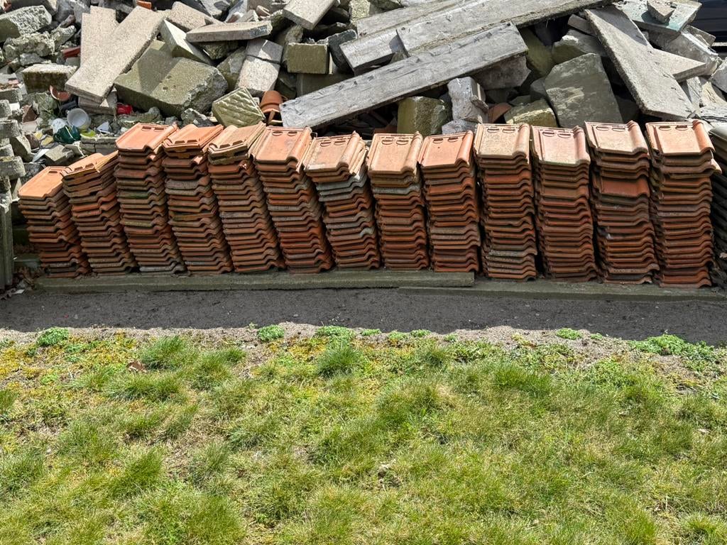 Stormpannen, Ophalen, Gebruikt, Steen of Klei, Dakpannen