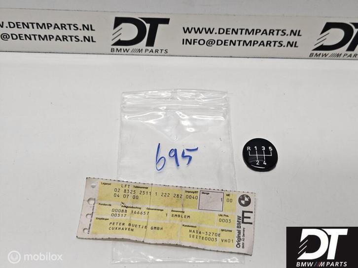 Embleem pook 5-bak BMW E30 E36 E34 25111222282, Autos : Pièces & Accessoires, Petit matériel, Neuf, Enlèvement ou Envoi