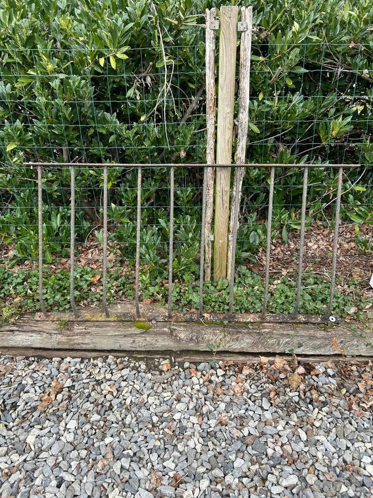 Ancien ratelier en metal lourd 152/70cm, Jardin & Terrasse, Décoration murale de jardin, Enlèvement