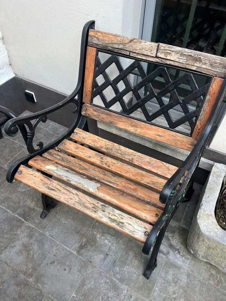 Petite chaise de jardin en fer forgé, Jardin & Terrasse, Bancs de jardin, Enlèvement, Utilisé, Métal