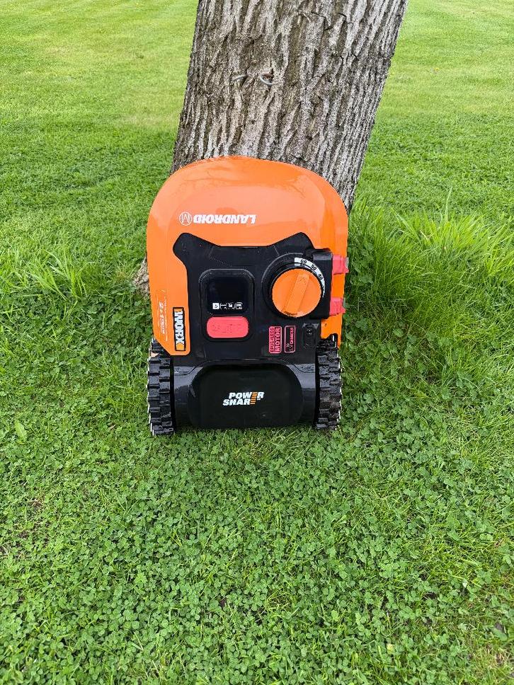 worx landroid m500, Jardin & Terrasse, Tondeuses robotisées, Utilisé, 20 à 25 cm, Avec capteur de pluie, Contrôlable via l'application