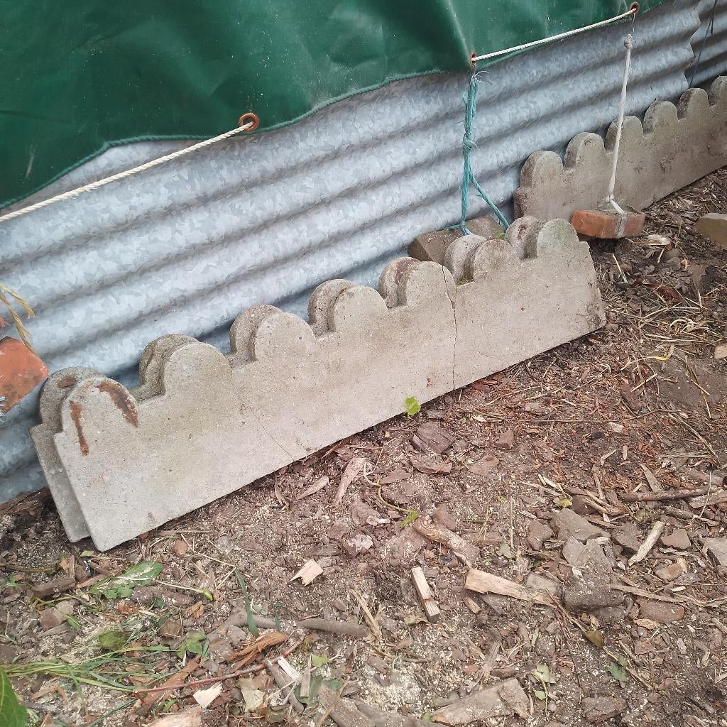 gratis boordstenen, Tuin en Terras, Ophalen, Gebruikt, 100 tot 200 cm, Minder dan 25 cm