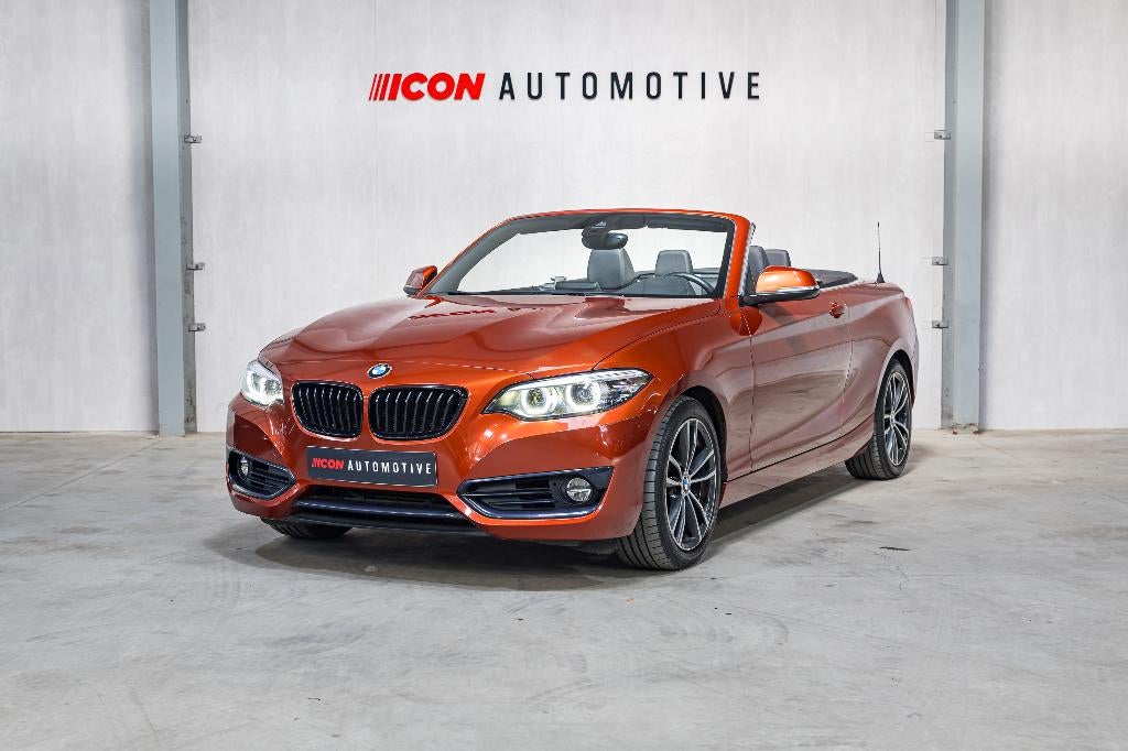 BMW 218 CABRIO | SUNSET ORANGE | HARMAN KARDON HIFI, Auto's, BMW, Automaat, 4 zetels, 143 kW, 3 cilinders