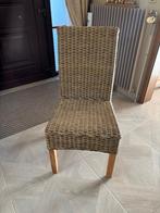 6 chaises en rotin