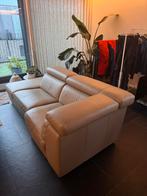 Natuzzi ligbank beige, Ophalen, Gebruikt