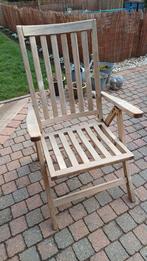 Chaise de jardin en teck, Jardin & Terrasse, Chaises de jardin, Enlèvement, Bois de teck, Ajustable