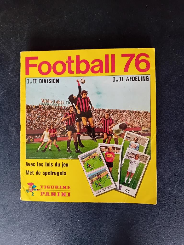 panini stickerboek Football 76, Hobby & Loisirs créatifs, Autocollants & Images, Comme neuf, Image, Enlèvement ou Envoi