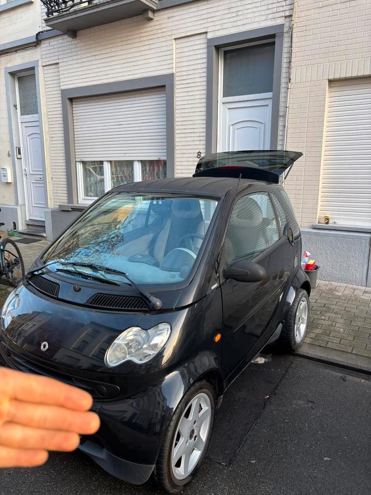 Smart fortwo 450, Autos, Smart, Particulier, ForTwo, Essence, Euro 4, Coupé, 2 portes, Automatique, Noir, Beige, Tissu, Enlèvement