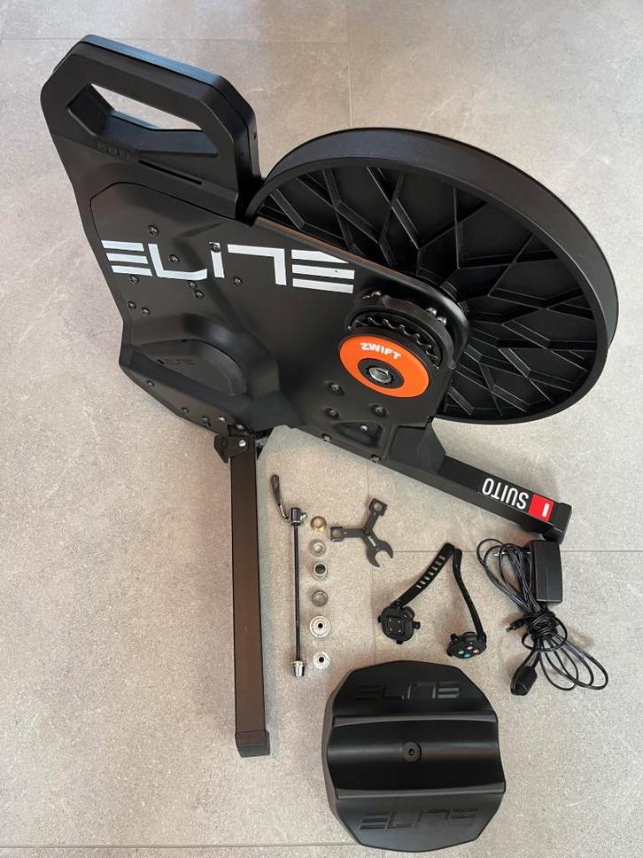 Elite Suito fietstrainer / hometrainer + Zwift Cog & Click, Sport en Fitness, Wielrennen, Gebruikt, Overige typen, Ophalen