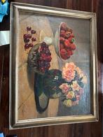 Cadre avec toile signée, Enlèvement