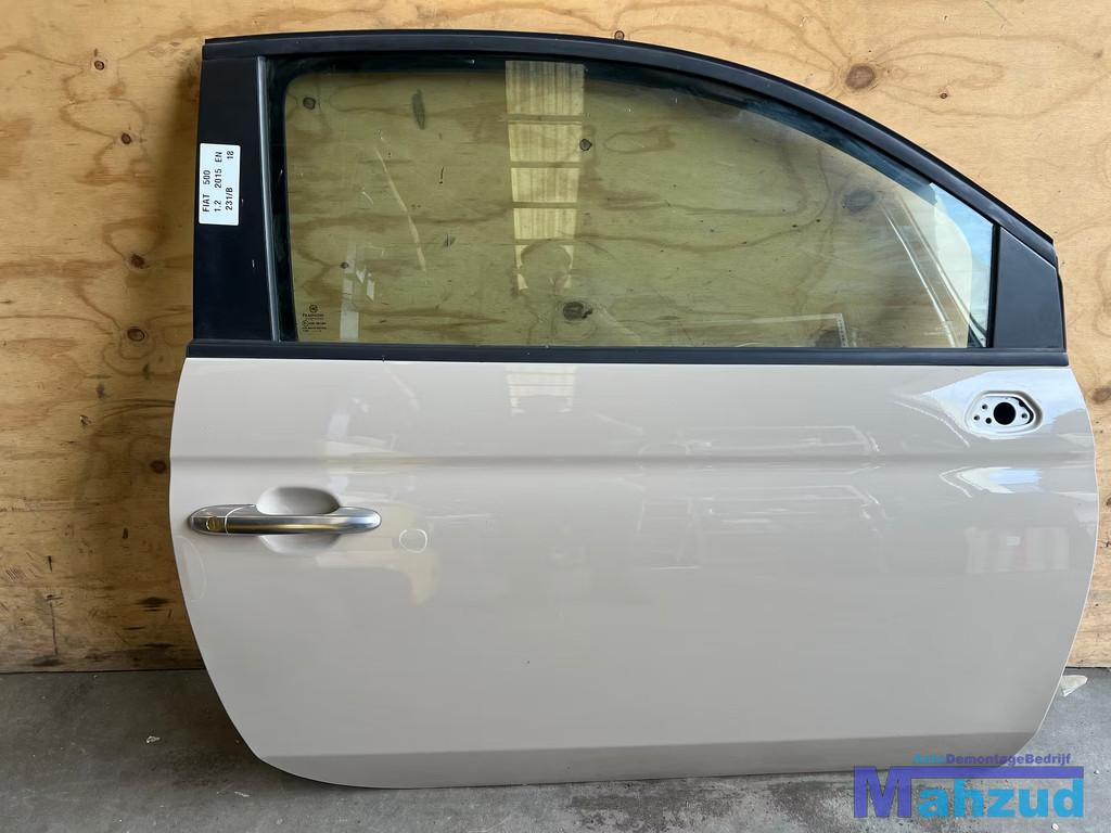 FIAT 500 Bruin 231/B rechts deur portier 2007+, Gebruikt, Deur, Stellantis Europe S.p.A., Info@stellantis.com