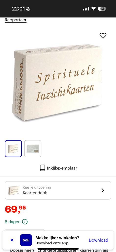 - Spirituele inzichtkaarten, Ophalen, D. Nijssen