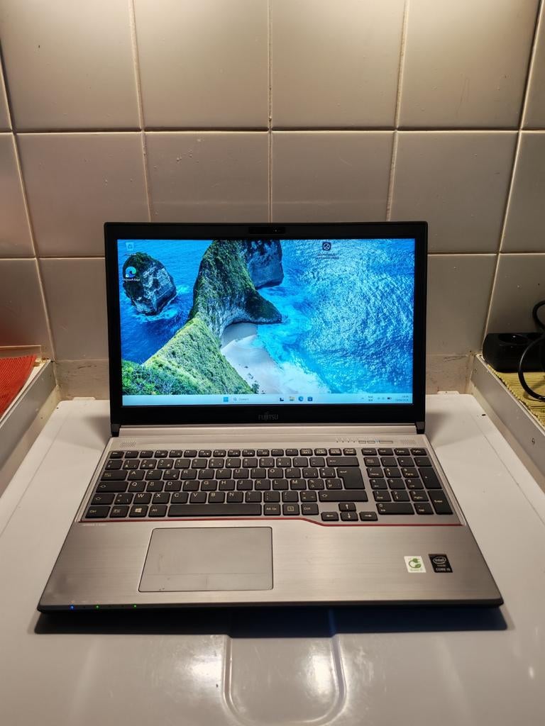 Fujitsu Lifebook E754 – 15.6” Laptop, Computers en Software, Windows Laptops, Gebruikt, 15 inch, SSD, 2 tot 3 Ghz, 8 GB, Azerty