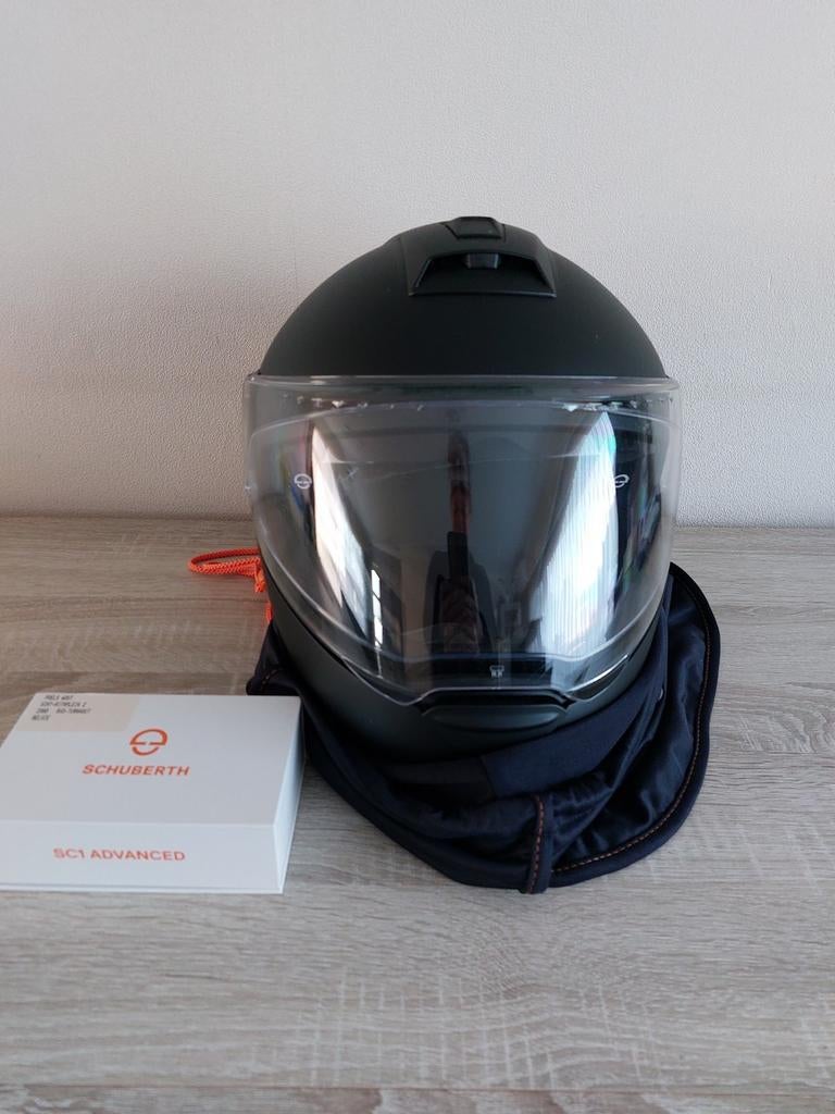 Schuberth systeemhelm C4 Pro met SC1 Advanced - als nieuw!!, Autres marques, Seconde main, Enlèvement ou Envoi, XL