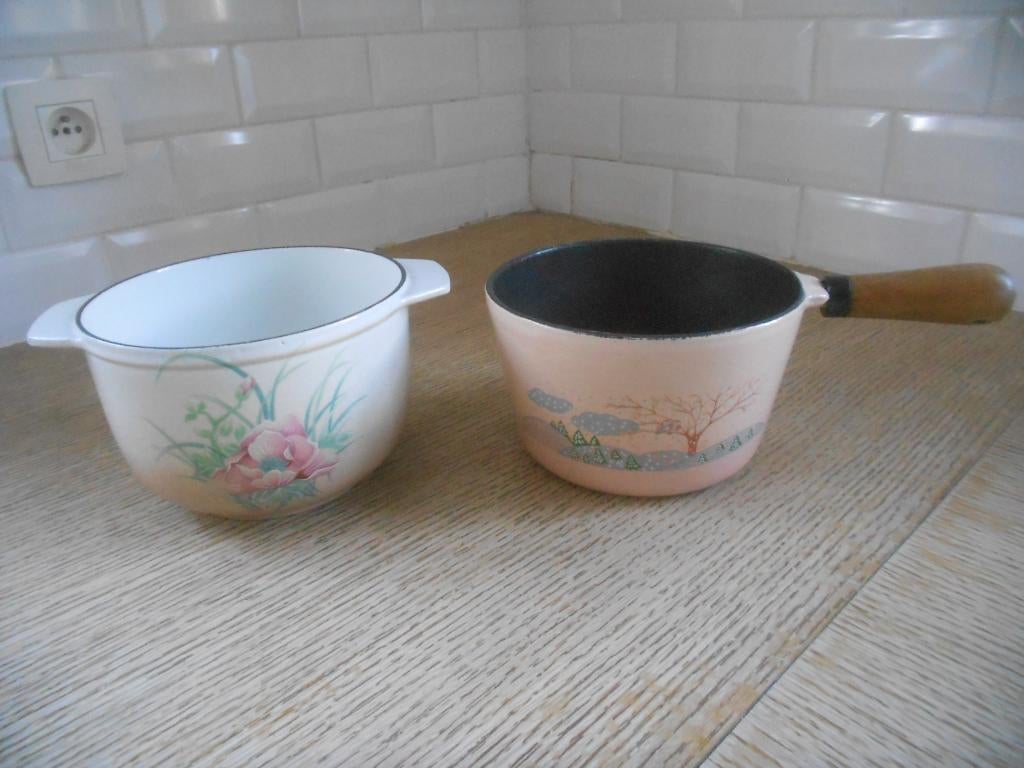 koekenpan - geëmailleerde gietijzeren (gietijzeren braadpan), Ophalen of Verzenden, Gietijzer