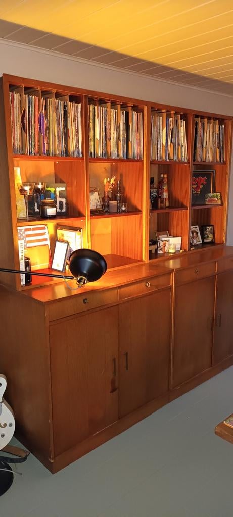 Vintage meubelkast, Huis en Inrichting, Ophalen, Gebruikt, Met deur(en), 200 cm of meer