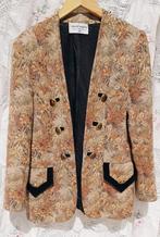 NUGGET vintage wandtapijt met blazerbloemen (Frankrijk), Kleding | Dames, Jassen | Zomer, Vintage, Ophalen of Verzenden, Gedragen