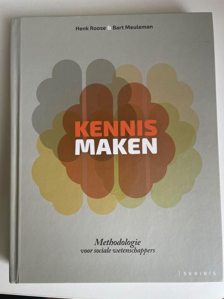 Henk Roose - Kennis maken Methodologie, Livres, Politique & Société, Enlèvement ou Envoi