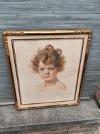 Pastel portrait signe marcel hess, Enlèvement ou Envoi