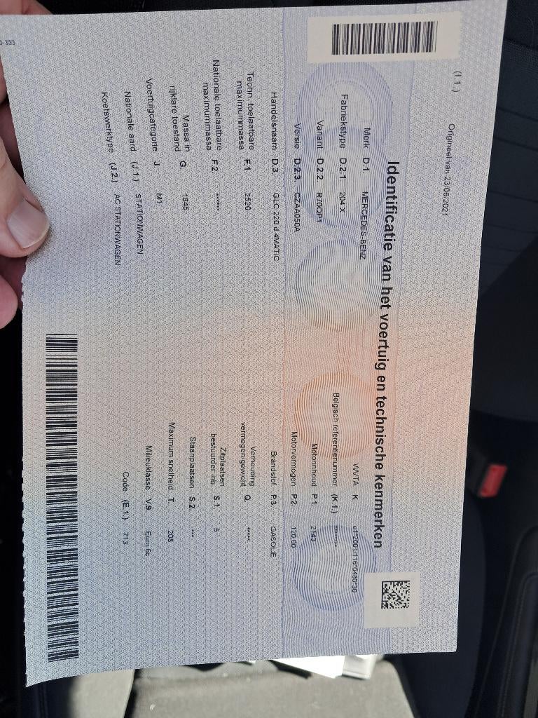 GLC 220 d, Automaat, 4 cilinders, 2500 kg, 120 kW