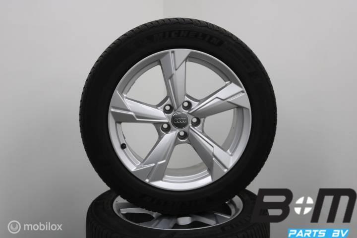 Set 18 inch velgen + winterbanden Audi A6 4K 4K0601025D, 18 inch, Gebruikt, Banden en Velgen, Winterbanden