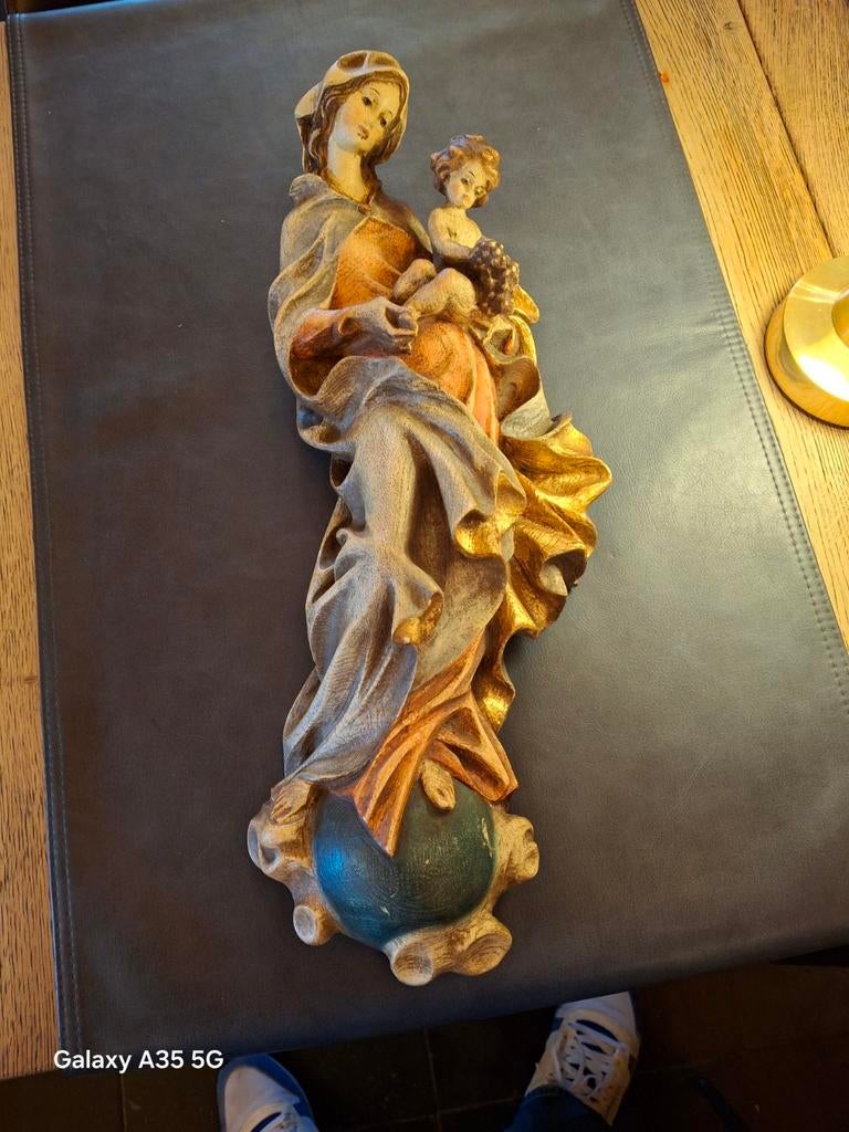 Polychroom jezusbeeld, Antiek en Kunst, Ophalen of Verzenden