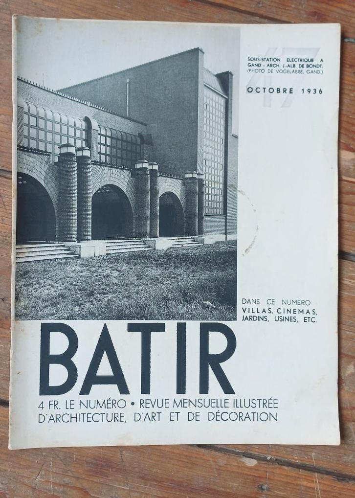 Batir 47 Adrien Blomme Rik Jakops G van Meel cinema's 1936, Boeken, Kunst en Cultuur | Architectuur, Ophalen of Verzenden