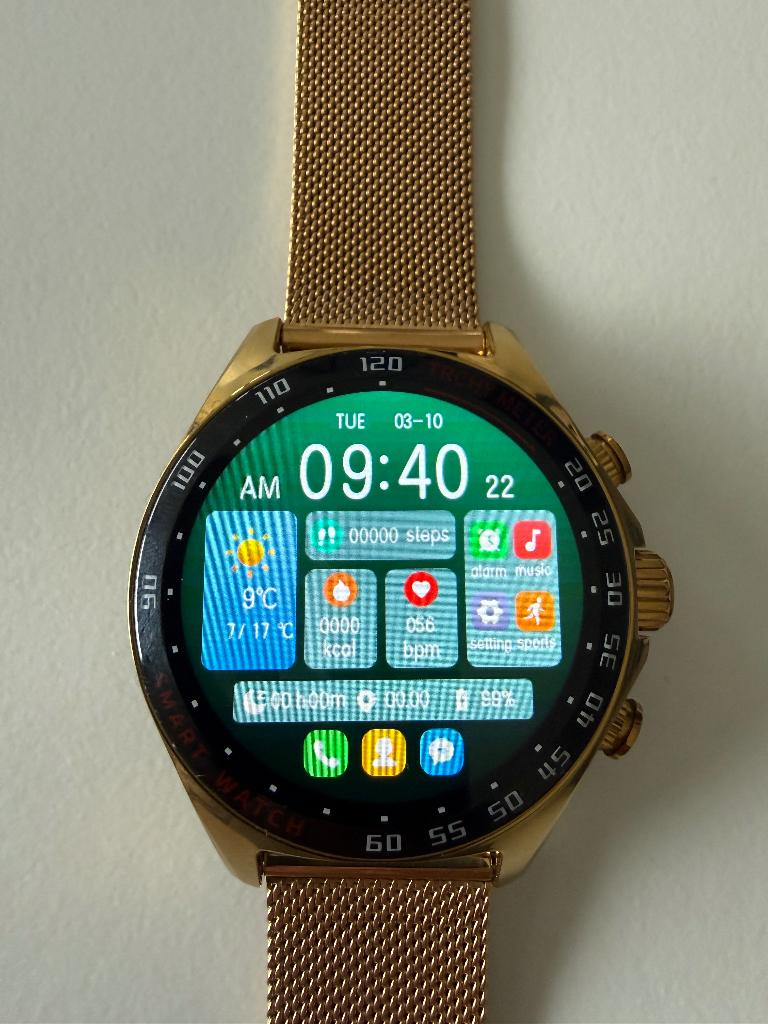 Montre connectée compatible Apple et Android RDFit., Bijoux, Sacs & Beauté, Montres connectées, Enlèvement ou Envoi, Comme neuf