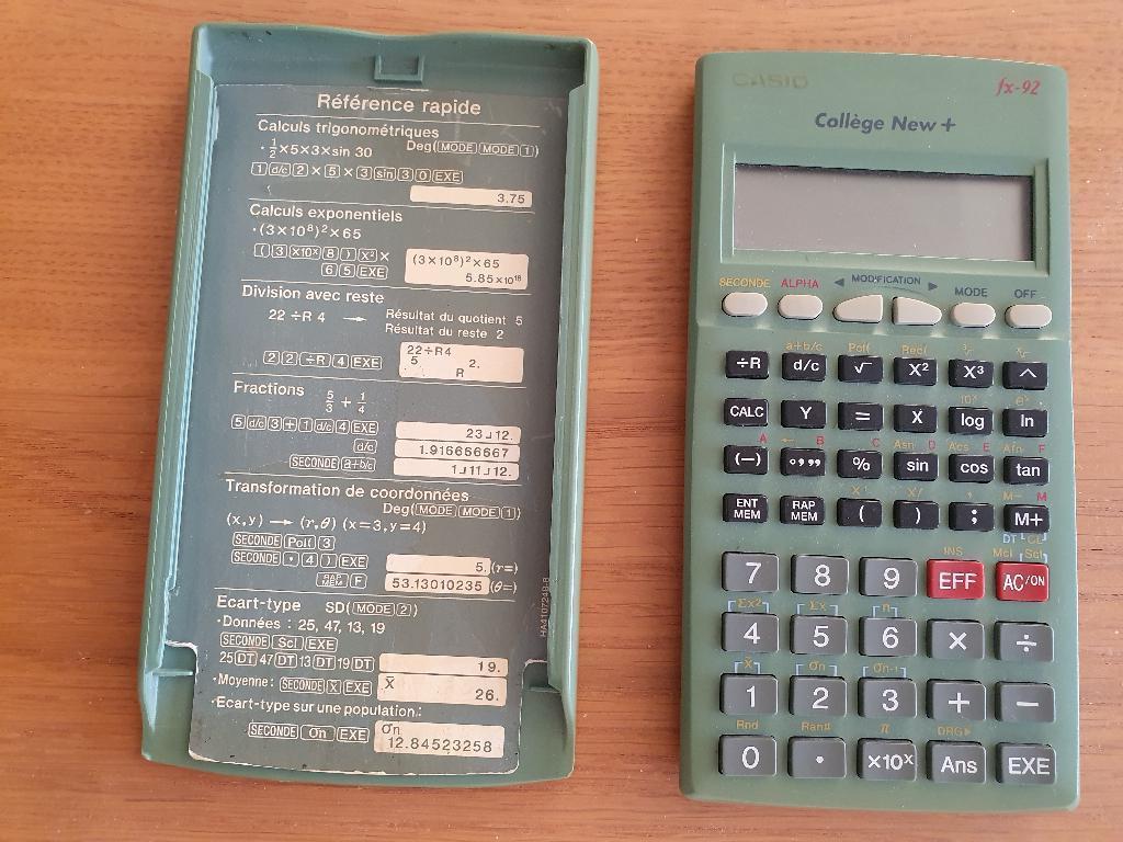 Casio FX-92 College Nieuwe +B-rekenmachine, Diversen, Ophalen, Gebruikt