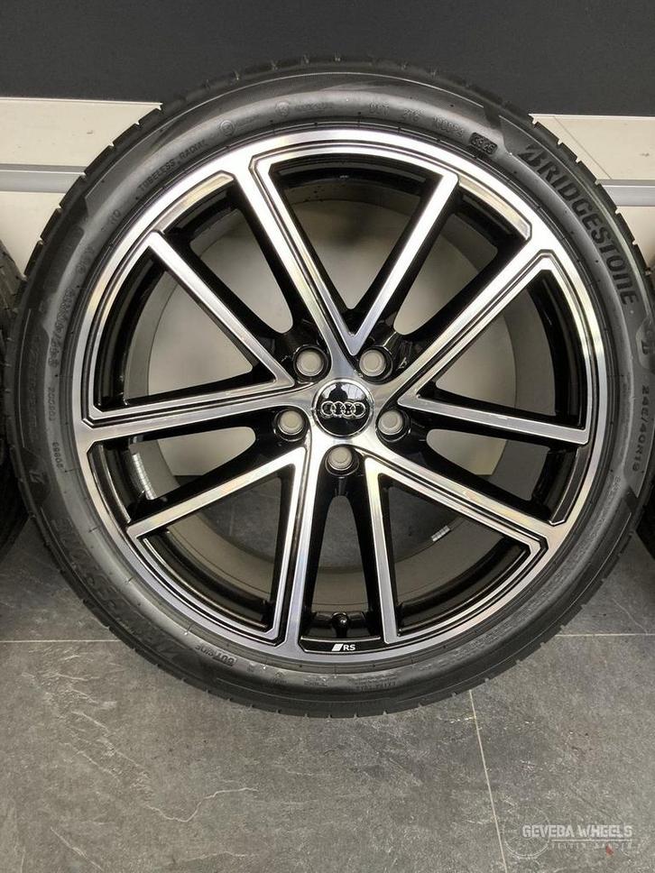 19” originele Audi A5 / S5 B10 RS velgen + banden 5x112  8B3, Auto-onderdelen, Banden en Velgen, Banden en Velgen, Zomerbanden