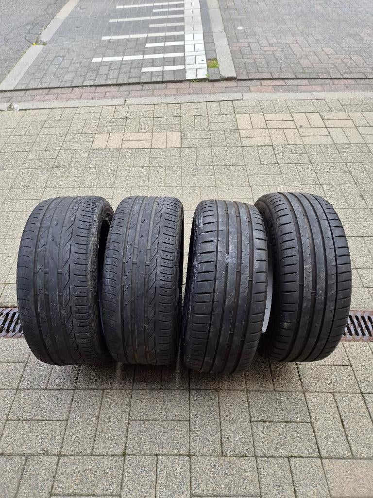 4 PNEUS 225/45R17, Véhicule de tourisme, Pneus été, Enlèvement, Utilisé