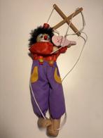 Marionnette de clown à fils – bois et tissu, Enlèvement, Utilisé, Humain
