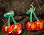 Kersenoorbellen, Handtassen en Accessoires, Oorbellen, Overige materialen, Hangers, Nieuw, Ophalen of Verzenden