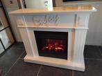 sfeerhaard elektrisch verwarming en licht met schouw, Huis en Inrichting, Ophalen, Gebruikt