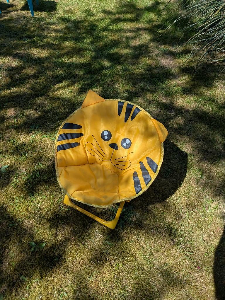 Fauteuil enfant jardin, Jardin & Terrasse, Enlèvement, Comme neuf, Métal, Pliant