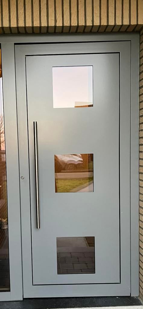 Voordeur te koop – goede staat!!!, Doe-het-zelf en Bouw, Deurkozijn, Aluminium, Zo goed als nieuw, 150 tot 225 cm