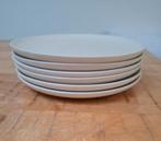 assiettes plates beiges, Maison & Meubles, Enlèvement, Comme neuf, Céramique, Assiettes(s)