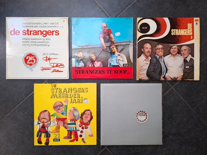 Lot LP's van De Strangers, Cd's en Dvd's, Vinyl | Nederlandstalig, Gebruikt, Levenslied of Smartlap, 12 inch, Ophalen of Verzenden