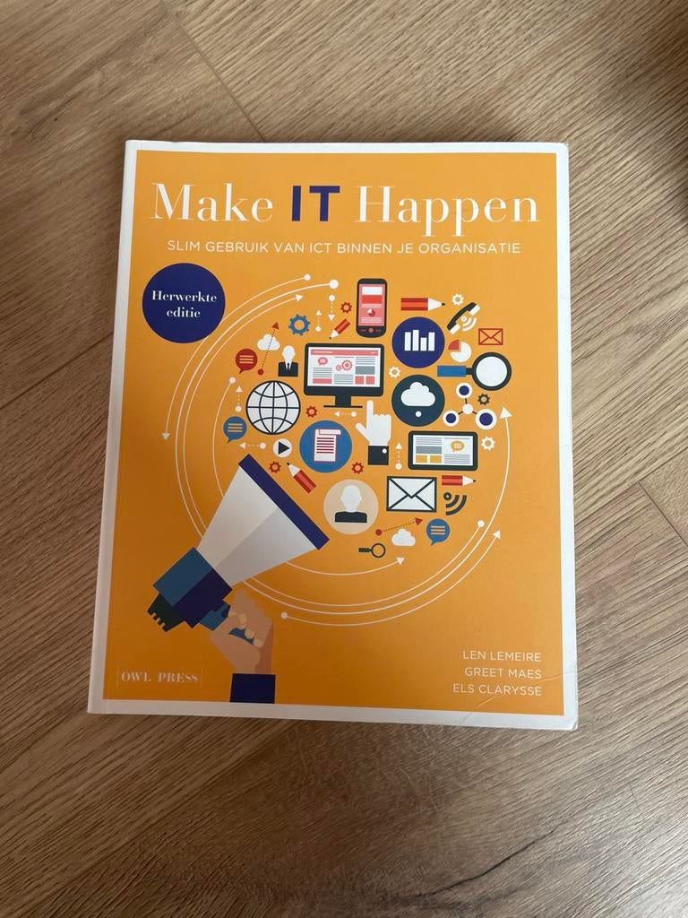 Make it happen 2020, Ophalen, Zo goed als nieuw, Vakgebied of Industrie