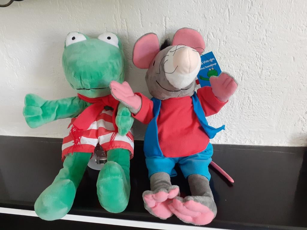 Max Velthuijs handpoppen poppenkastpoppen, Ophalen of Verzenden, Albert Heijn