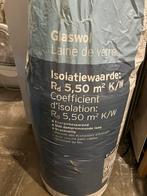 Glaswol isolatie 22 cm (Rd 5,5) – deels geopend, Bricolage & Construction, Isolation & Étanchéité, Enlèvement, Comme neuf, Laine de verre