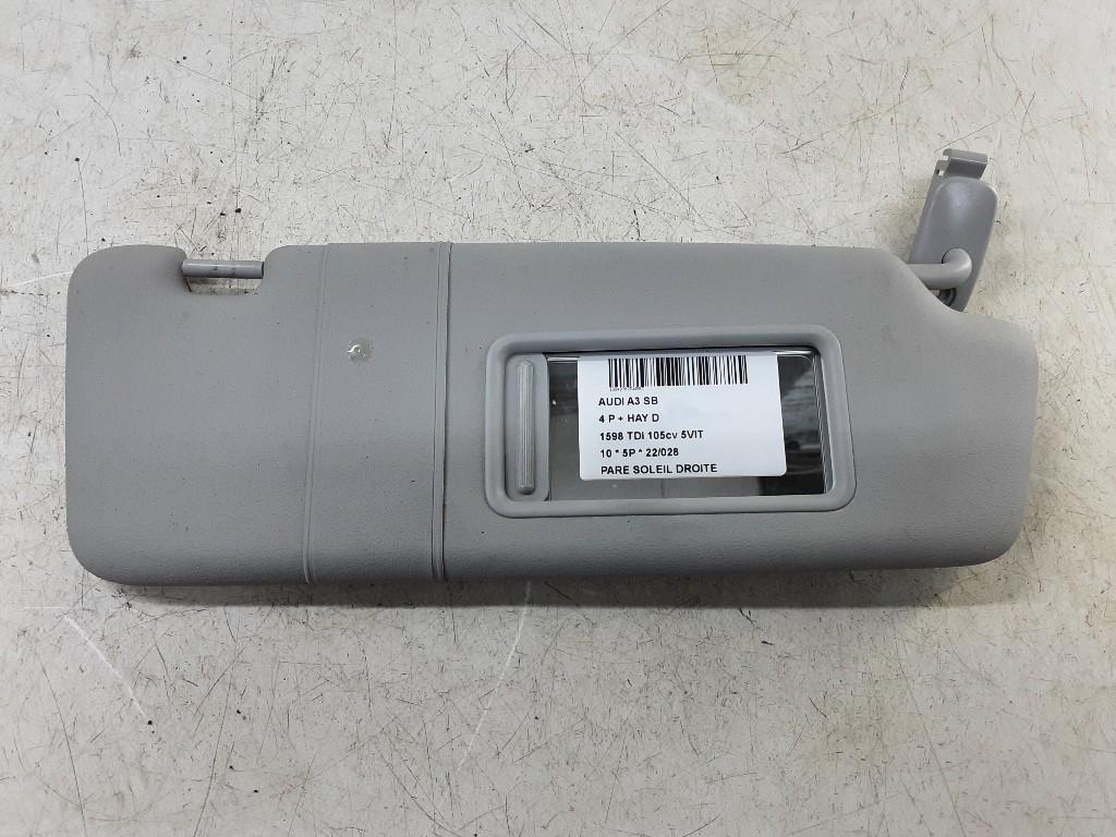 ZONNEKLEP RECHTS Audi A3 Sportback (8PA) (01-2004/03-2013), Auto-onderdelen, Interieur en Bekleding, Gebruikt, Audi