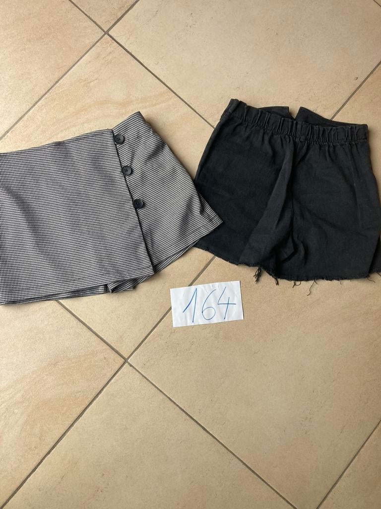 Twee Meisjes Rokje/Shorts maat 164, Kinderen en Baby's, Ophalen, Gebruikt, Meisje, Jurk of Rok