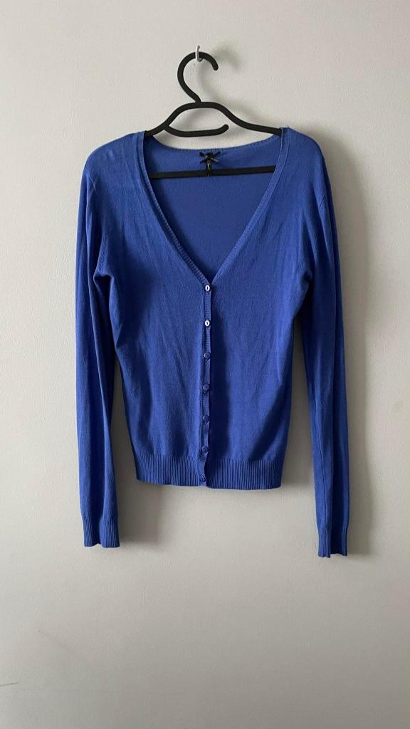 Blauwe vest M, Kleding | Dames, Truien en Vesten, Ophalen of Verzenden, Zo goed als nieuw, Blauw